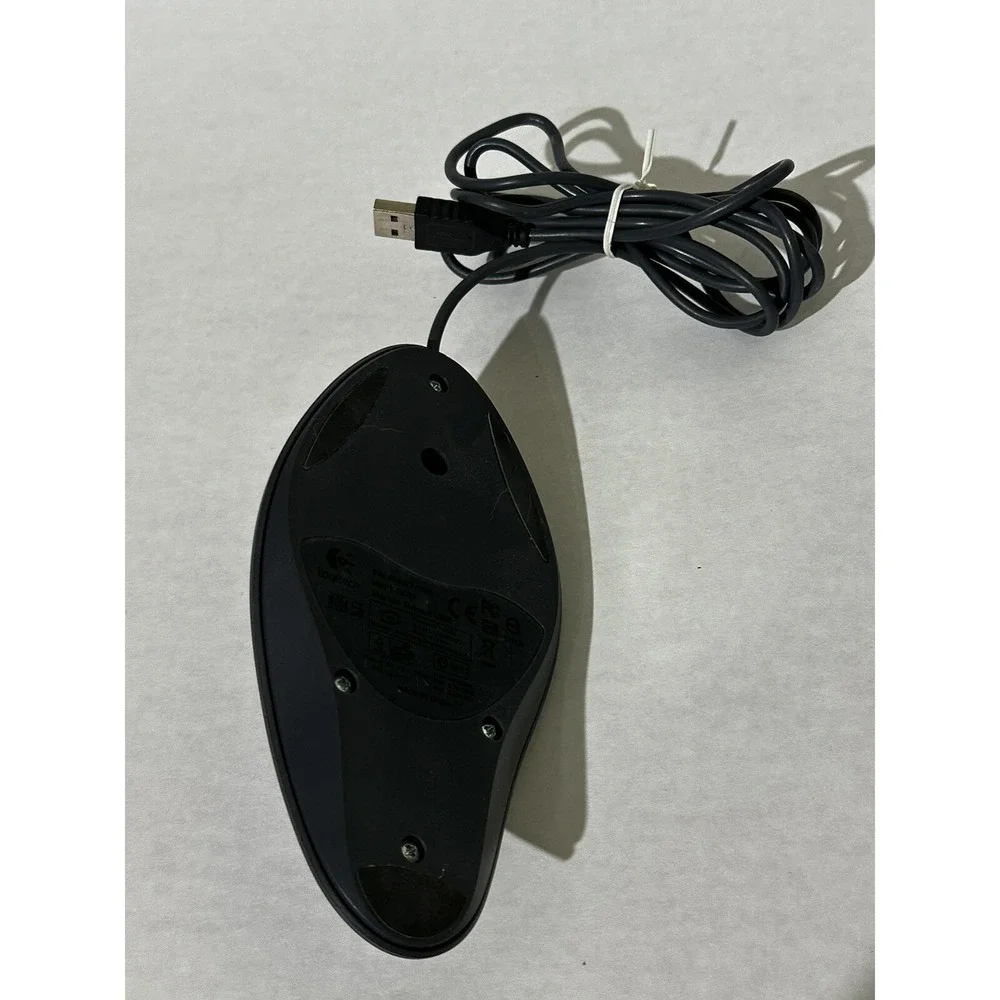 Logitech T-BC21‎ USB Wired Optical Trackman Red Marble Mouse Trackball